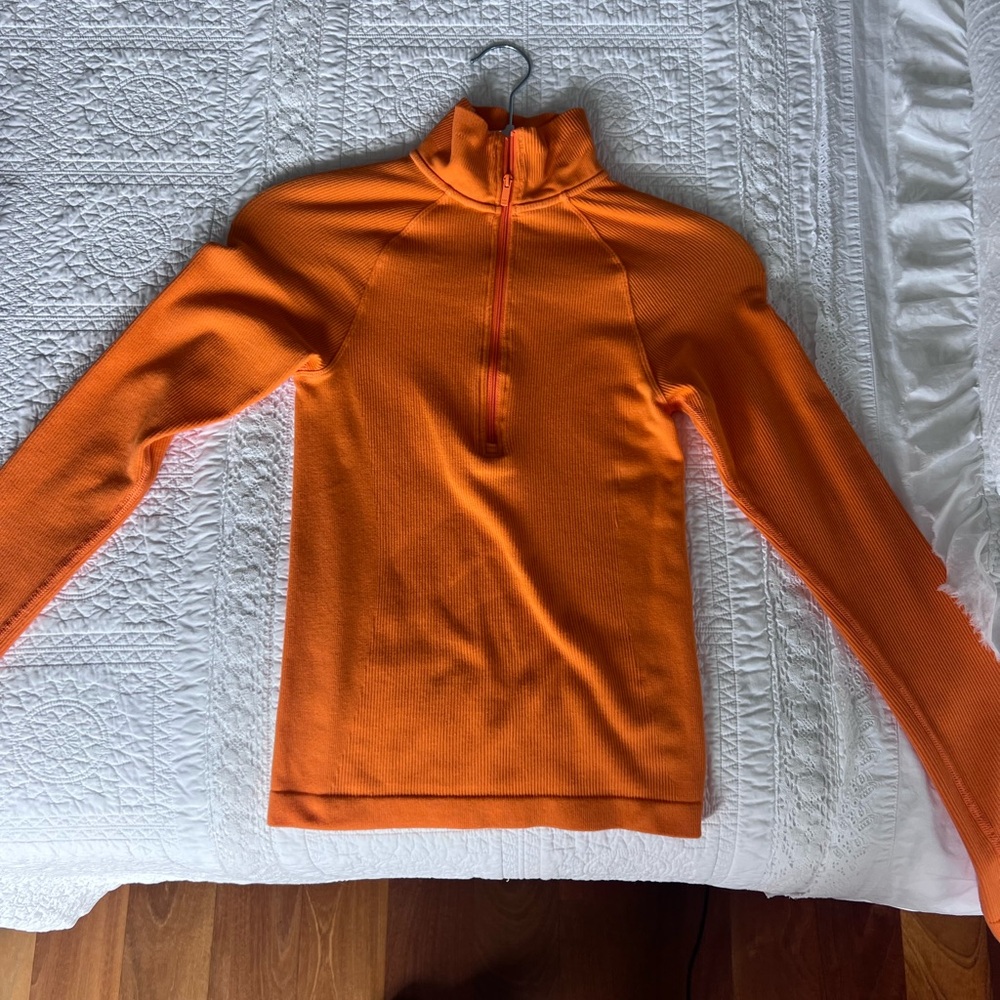 All In Motion Orange Pullover Jacket - image 1